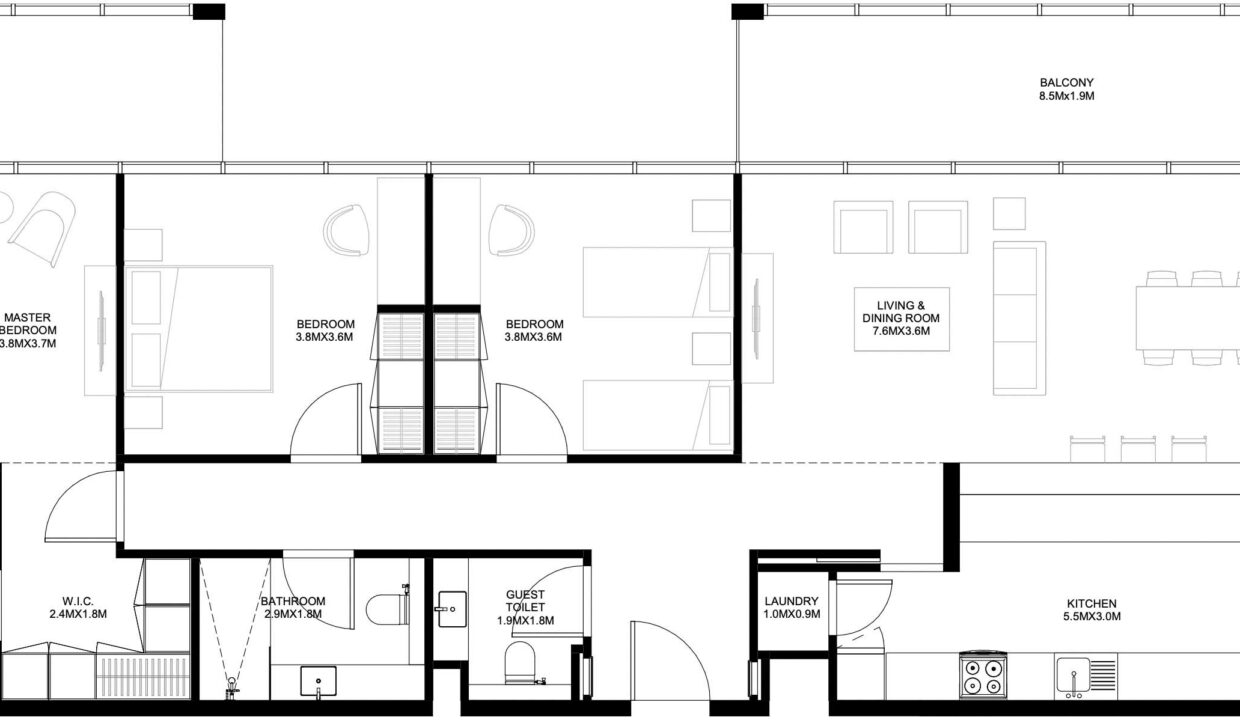 Arada-Aljada-Apartments-Floor-Plan-3BR